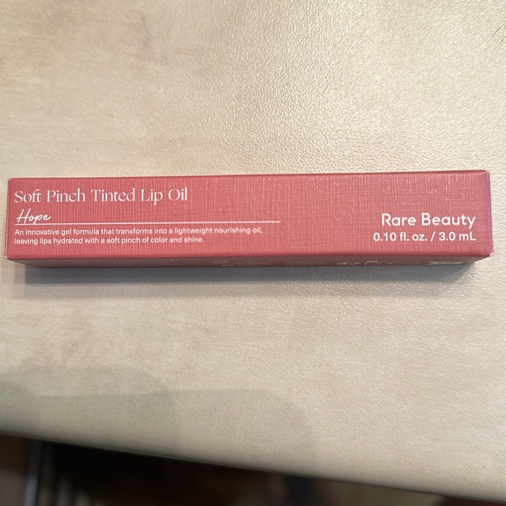 Rare Beauty tinted lip oil